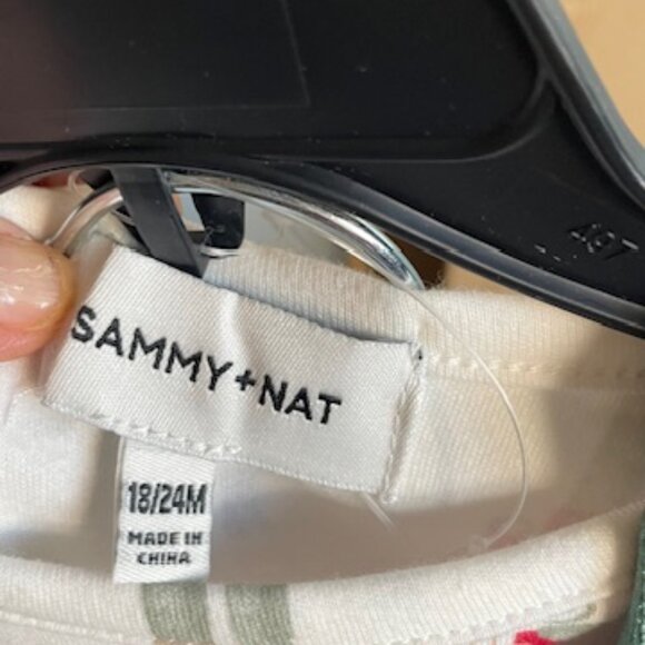 SAMMY + NAT Nutcracker Print Top And Green Velvet Dress  Set... Size 18-24 Month - Picture 2 of 5